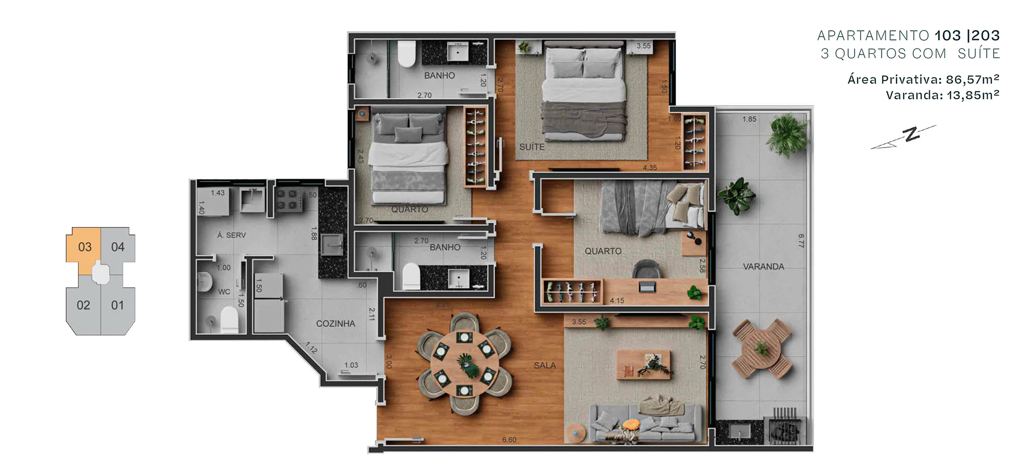 APARTAMENTO 3